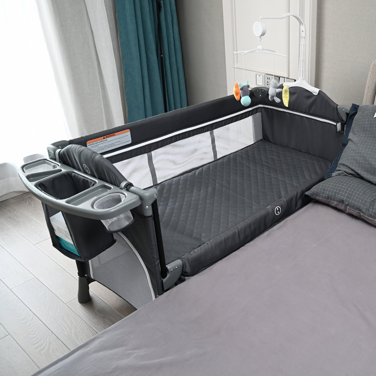 Trinx 5 In 1 Foldable Baby Bedside Sleeper Crib & Reviews